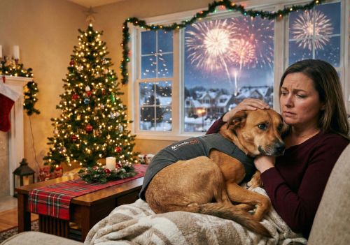 Como proteger os pets dos fogos de artifício na virada do ano